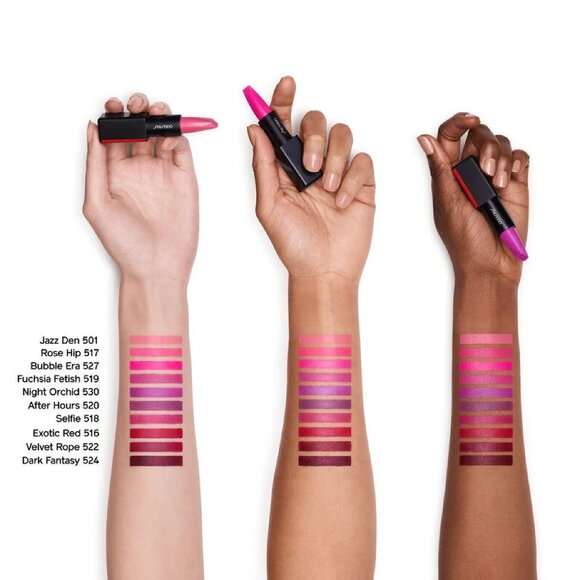 2/$20 Shiseido: ModernMatte Powder Lipstick mini bundle - #516 Exotic Red - Picture 12 of 14